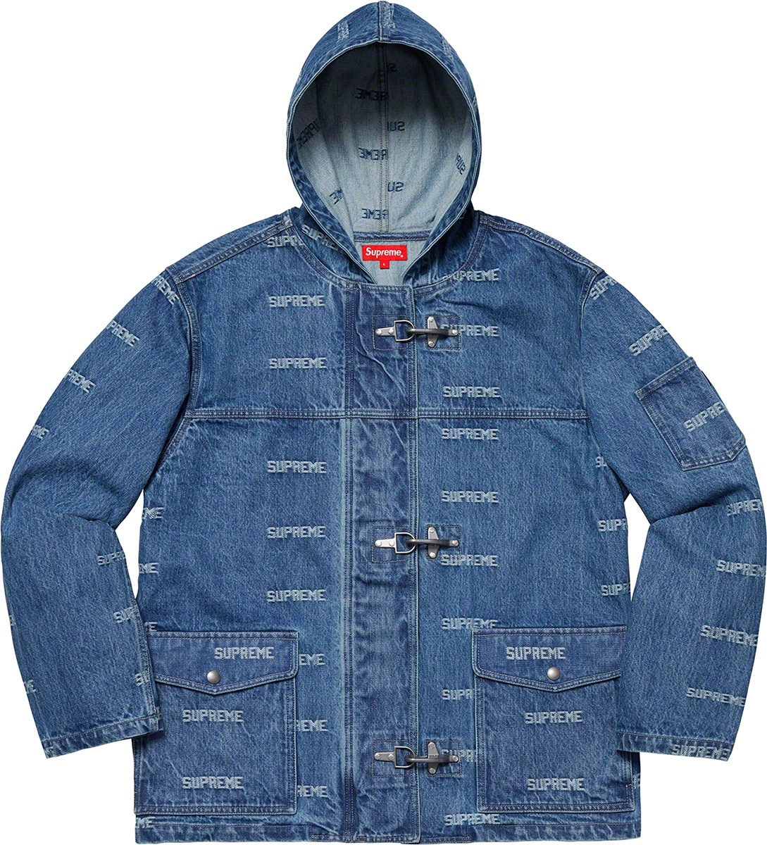 Logo Denim Turnout Jacket view 9